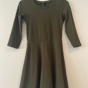 Olive Green Dress